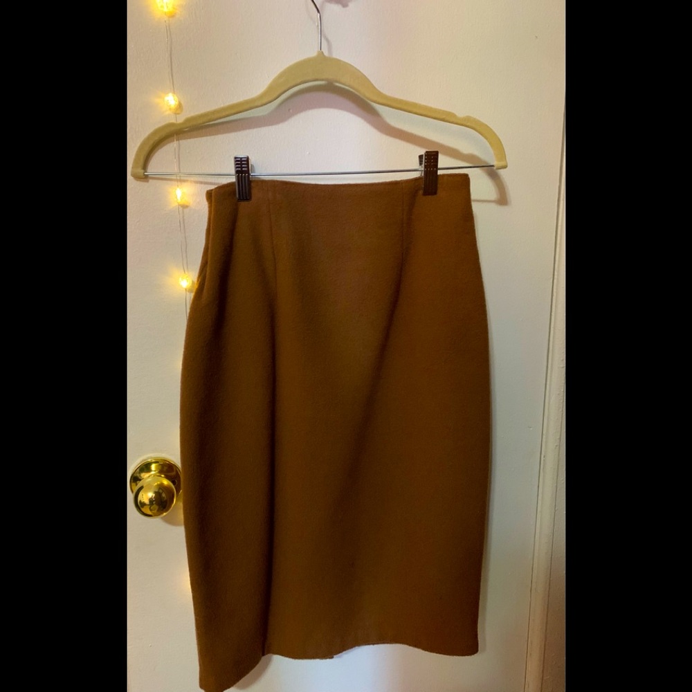 Wool skirt - brown